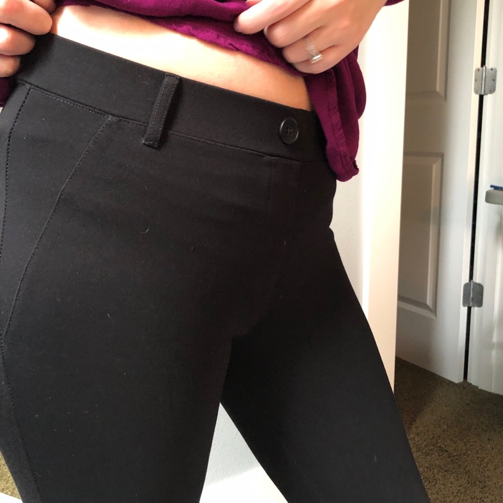Betabrand Petite Slim fit Black Pants
